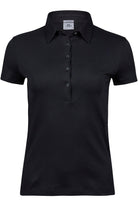 Women’s Pima Cotton Polo Women Polo Shirt Tee Jays Black S