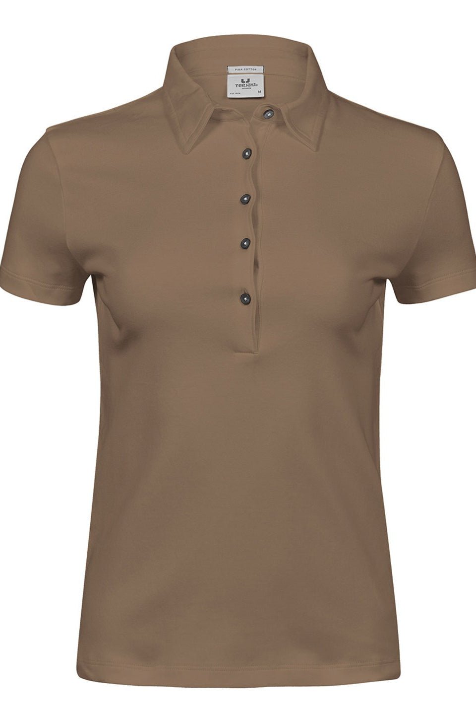Women’s Pima Cotton Polo Women Polo Shirt Tee Jays Wood S