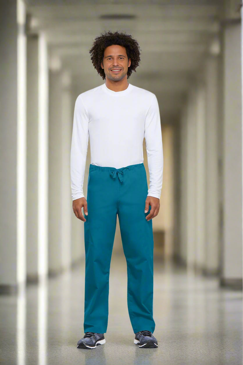 Cherokee 4100 Unisex Scrub Trousers Unisex Scrub Trousers Cherokee Originals Caribbean Blue XXS