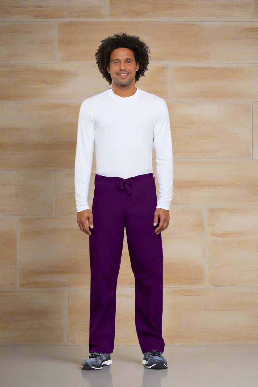 Cherokee 4100 Unisex Scrub Trousers Unisex Scrub Trousers Cherokee Originals Eggplant XXS