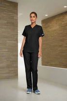 Cherokee 4700 Unisex Scrub Top Unisex Scrub Top Cherokee Originals Black XXS