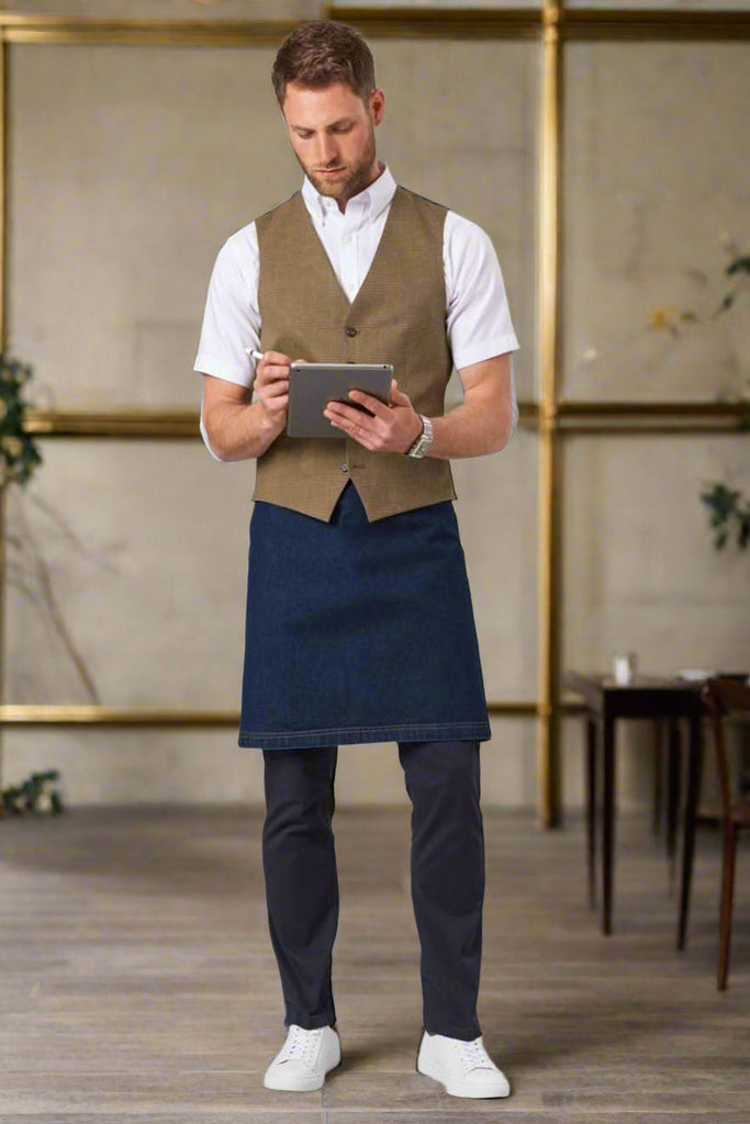 1726 - Emilio Check Waistcoat - The Staff Uniform Company