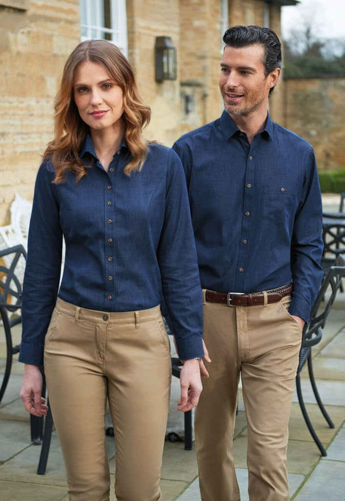 2323 - Banff Denim Look Shirt - The Staff Uniform Company