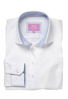 Mirabel Ladies Oxford Shirt Womens Long Sleeve Shirts Brook Taverner White 6