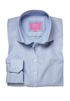Mirabel Ladies Oxford Shirt Womens Long Sleeve Shirts Brook Taverner Sky Stripe 6