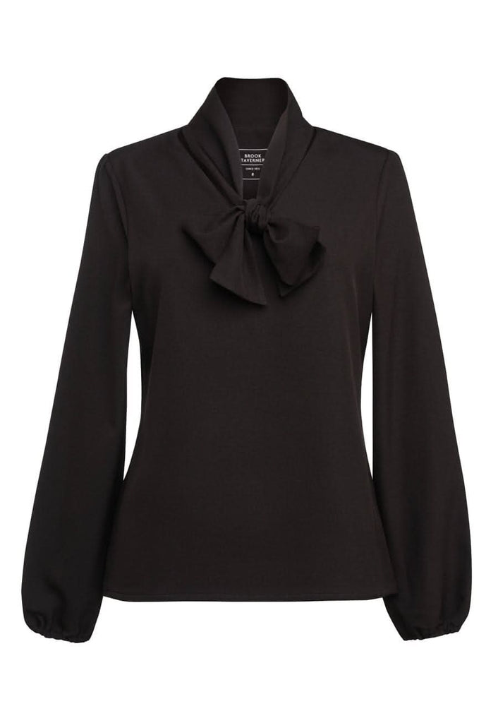 2368 - Andria L/S Tie Neck Blouse - The Staff Uniform Company