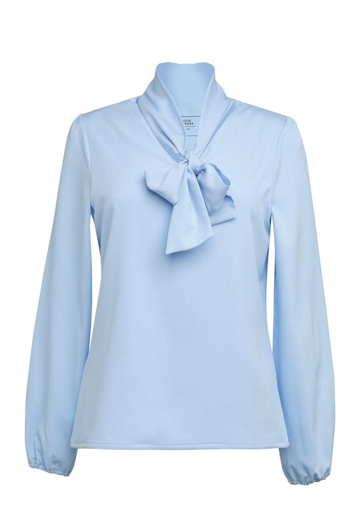 2368 - Andria L/S Tie Neck Blouse - The Staff Uniform Company