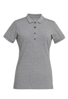 2372: Arlington Ladies Premium Cotton Polo Womens Polos Brook Taverner Grey Marl XS