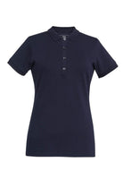 2372: Arlington Ladies Premium Cotton Polo Womens Polos Brook Taverner Navy XS