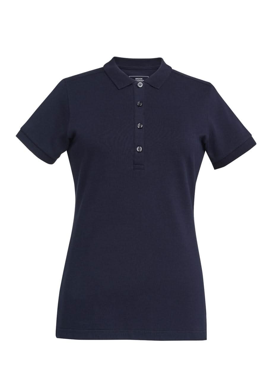 2372: Arlington Ladies Premium Cotton Polo Womens Polos Brook Taverner Navy XS