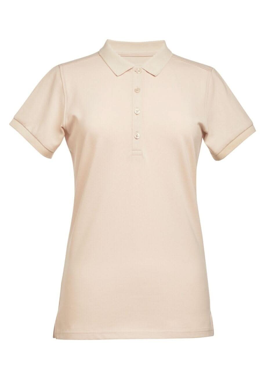 2372: Arlington Ladies Premium Cotton Polo Womens Polos Brook Taverner Sand XS