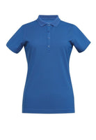2373: Laurel Ladies Performance Polo Shirt Womens Polos Brook Taverner Royal Blue XS