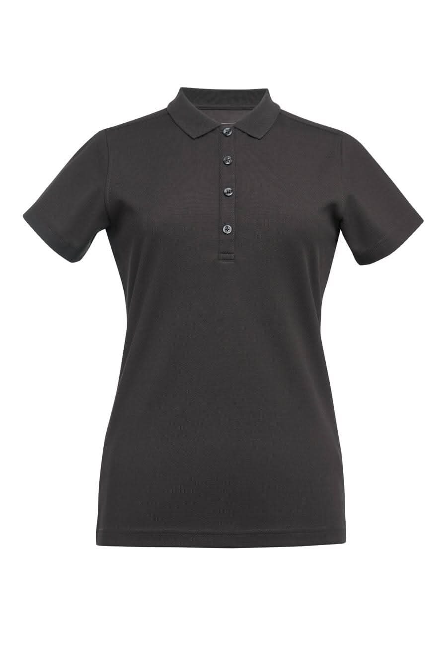 2373: Laurel Ladies Performance Polo Shirt Womens Polos Brook Taverner Slate Grey XS