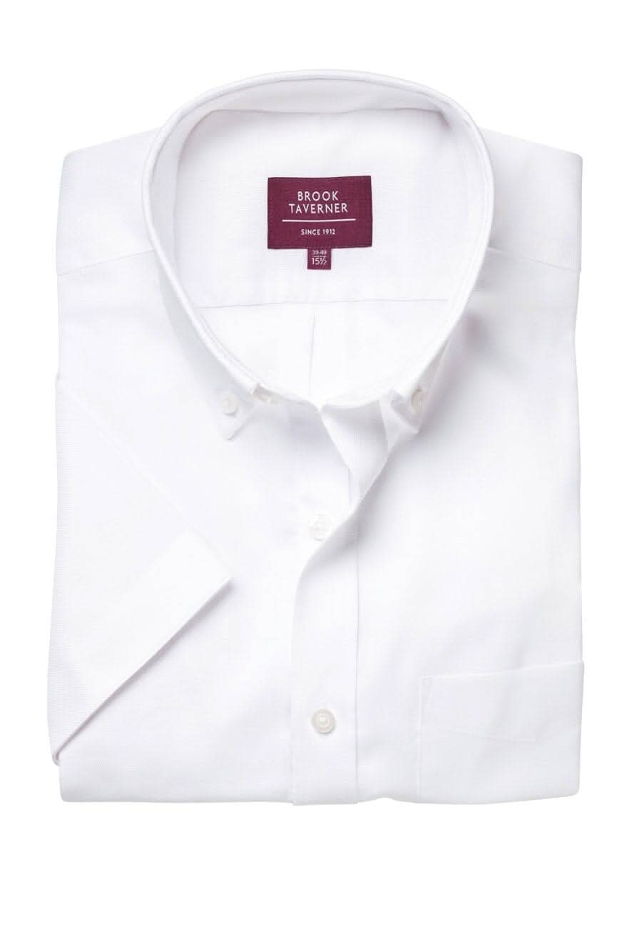 Tucson Mens Classic Oxford Shirt Mens Short Sleeve Shirts Brook Taverner