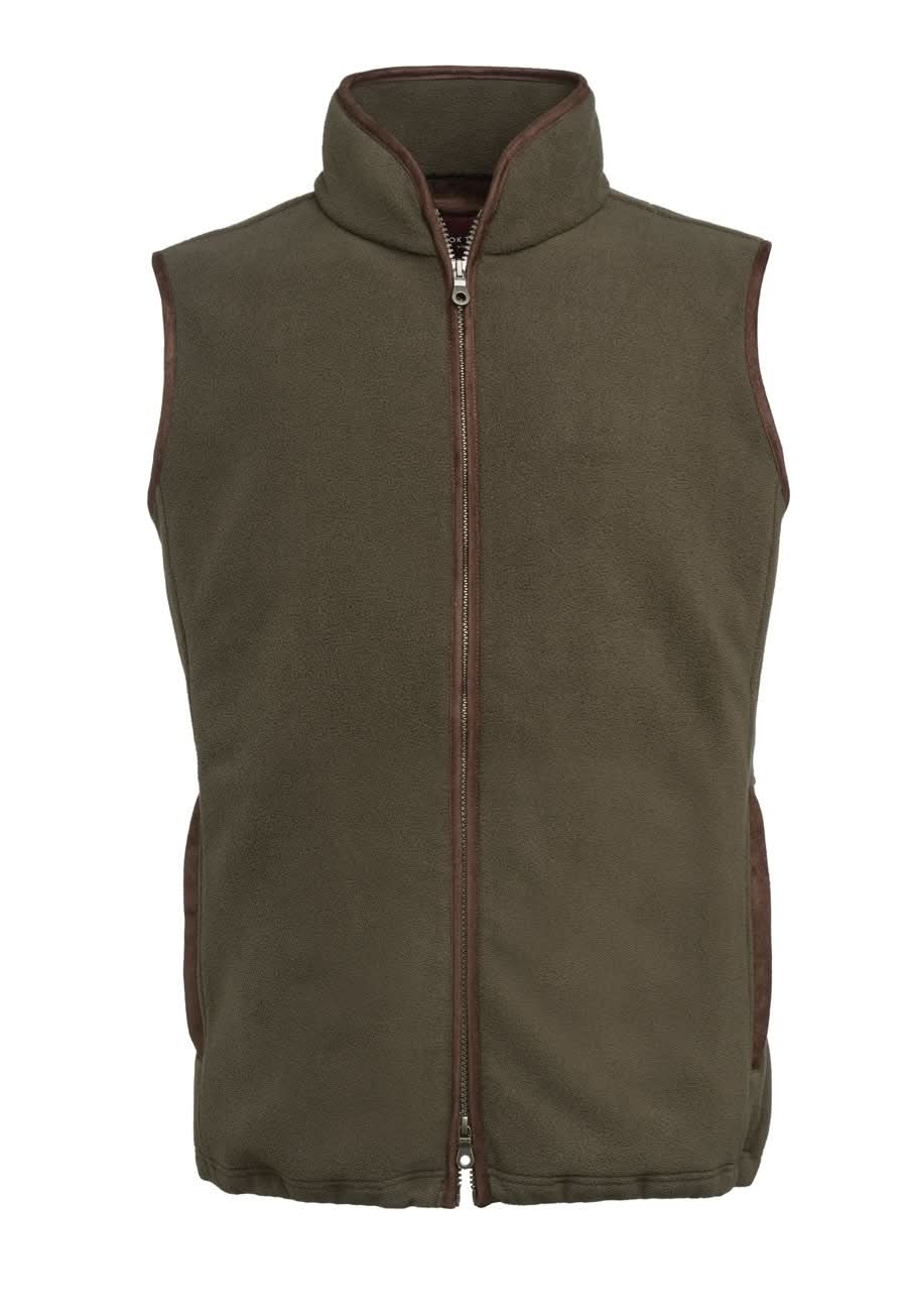 4221: Cincinnati Unisex Fleece Gilet Mens Bodywarmers Brook Taverner Olive 2XS