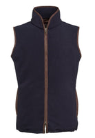 4221: Cincinnati Unisex Fleece Gilet Mens Bodywarmers Brook Taverner Navy 2XS