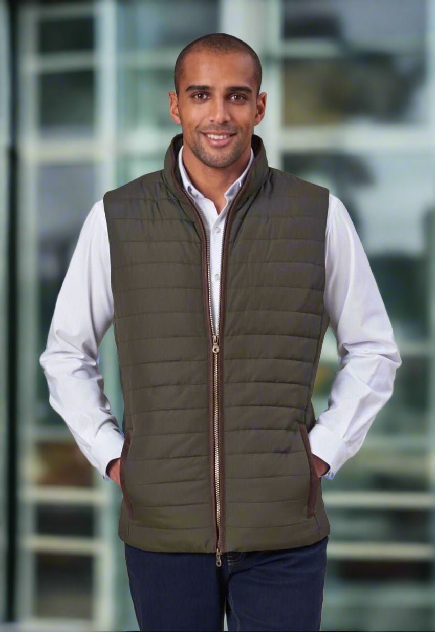 4370: Tampa Quilted Mens Gilet Jacket Mens Bodywarmer Brook Taverner