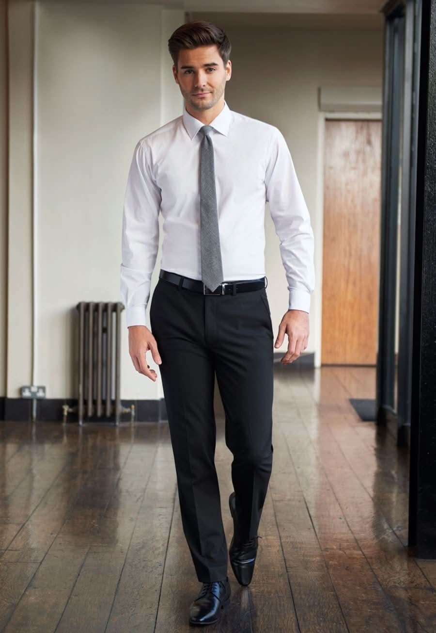 Monaco Mens Tailored Fit Trouser Mens Suit Trouser Brook Taverner