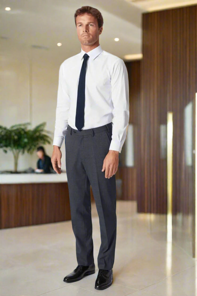 8934 - Fabian Check Trouser - The Staff Uniform Company