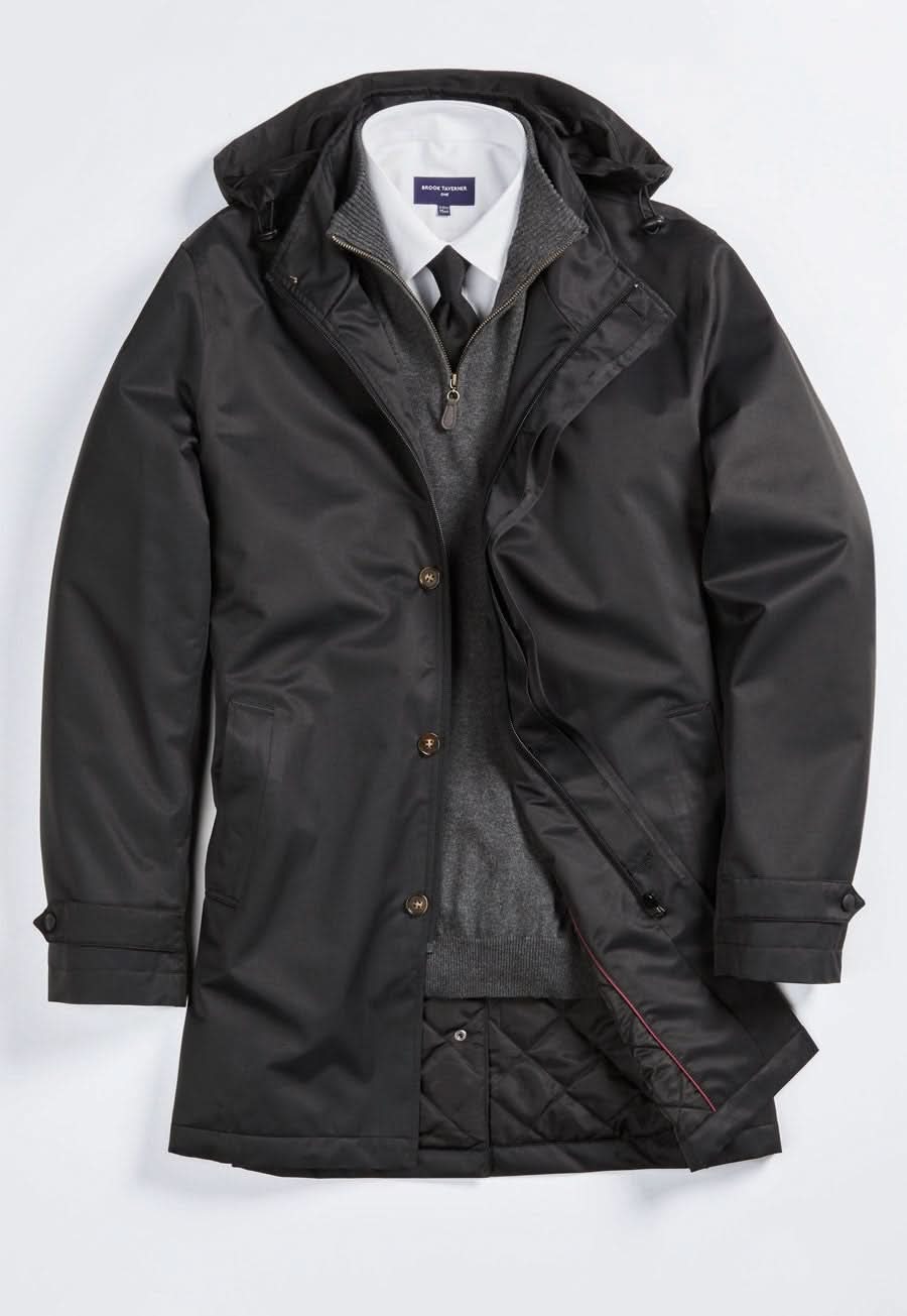 Chicago Luxury Mens Raincoat Mens Coats Brook Taverner