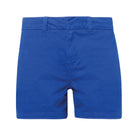 AQ061: Ladies Chino Shorts Womens Chinos Asquith & Fox Royal 2XS