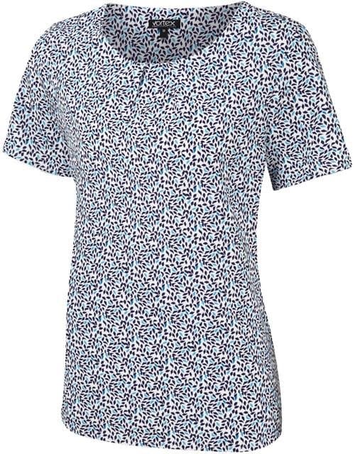 Ava Ladies Tuck Neck Blouse Blouses Vortex Designs Jade 6