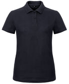 B306F: Womens Piqu Polo Shirt Womens Polos B&C Navy XS