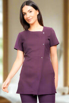 Beau Ladies Slope Neck Beauty Tunic Beauty Tunics La Beeby Plum 6