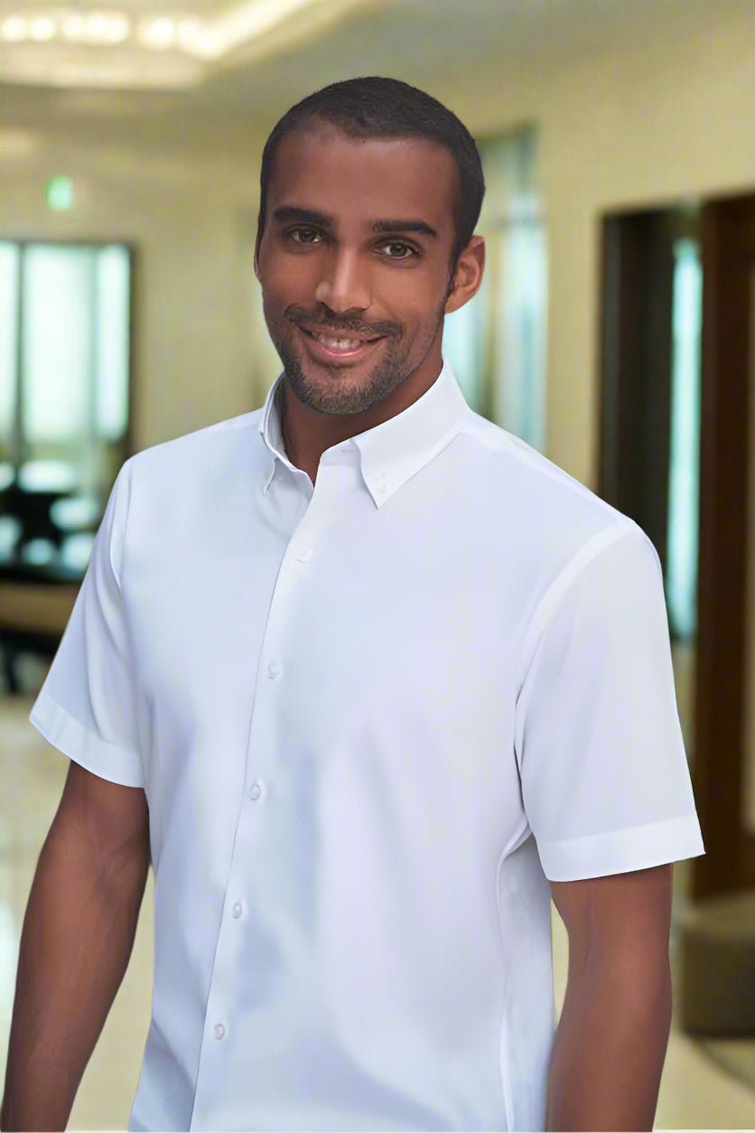 Calgary Mens Short Sleeve Oxford Shirt Mens Short Sleeve Shirts Brook Taverner