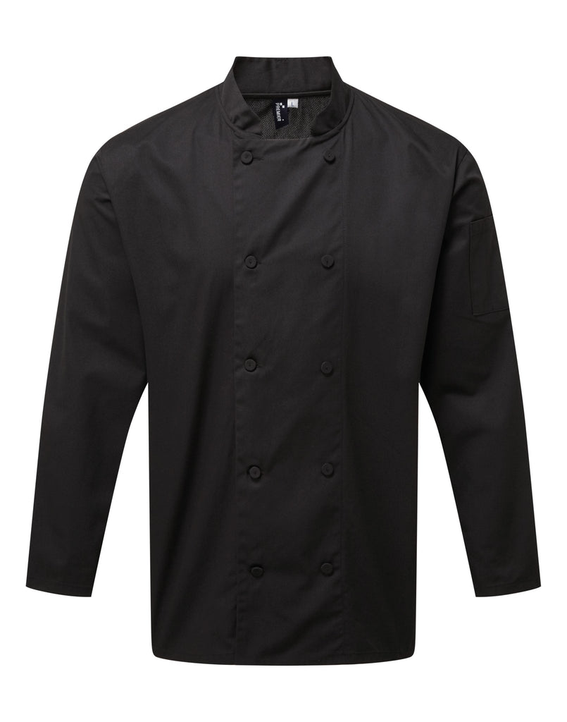 Chefs Coolchecker Long Sleeve Jacket - The Staff Uniform Company