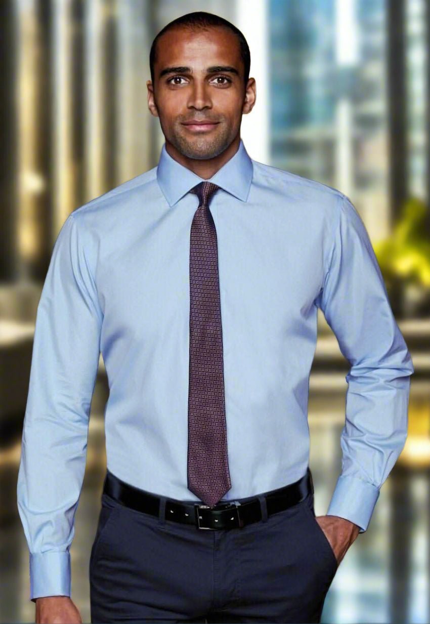 Chester Mens Classic Fit Cotton Shirt Mens Long Sleeve Shirts Brook Taverner