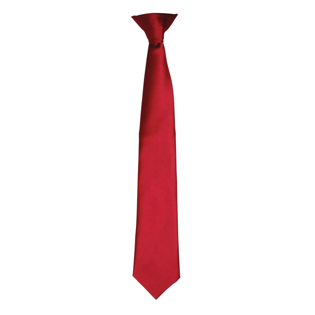 Colours Satin Clip Tie - The Staff Uniform Company