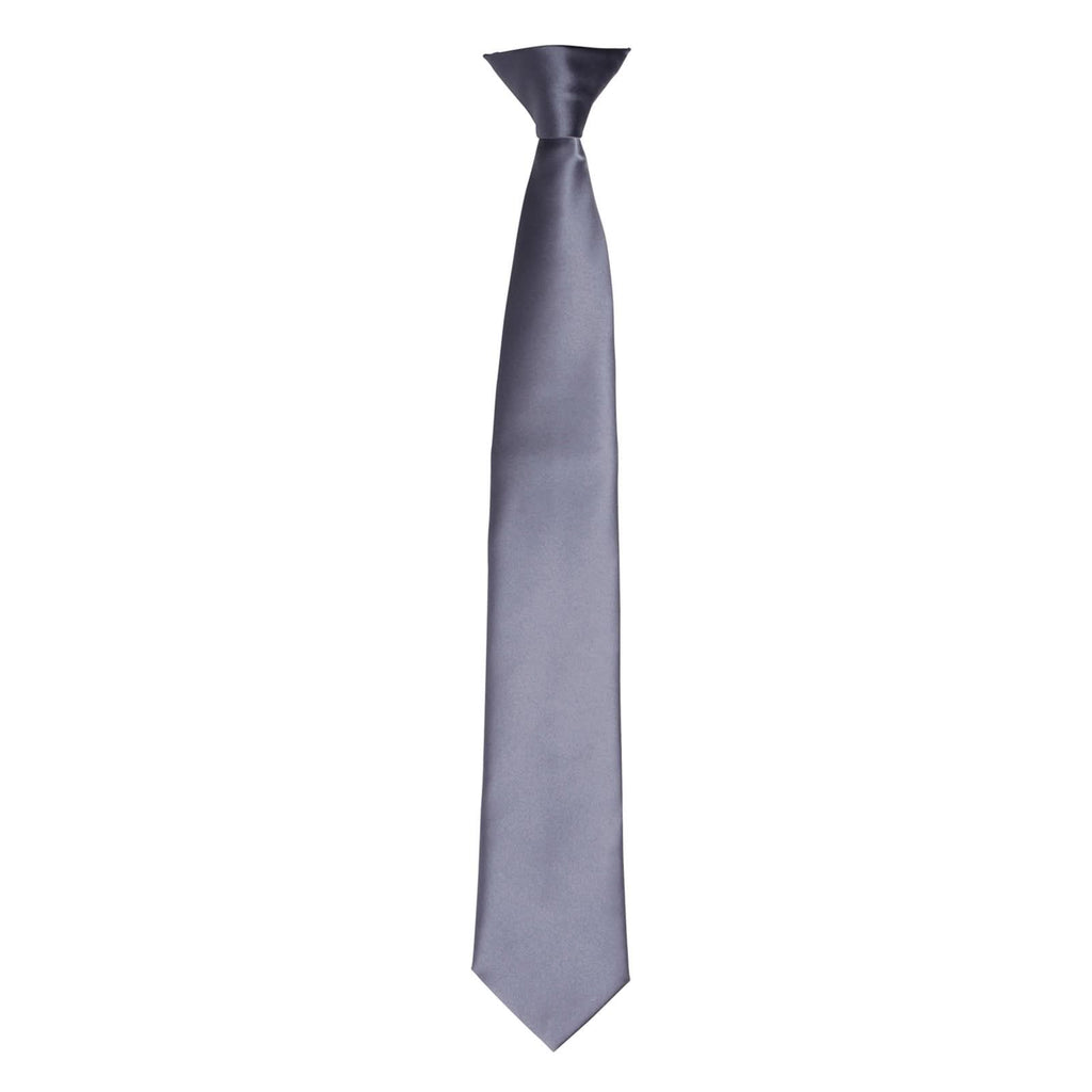 Colours Satin Clip Tie - The Staff Uniform Company