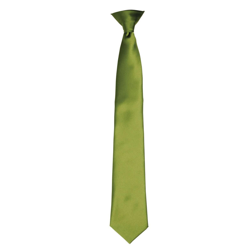 Colours Satin Clip Tie - The Staff Uniform Company