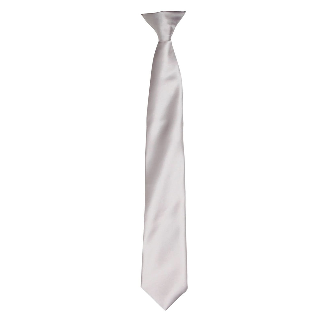 Colours Satin Clip Tie - The Staff Uniform Company