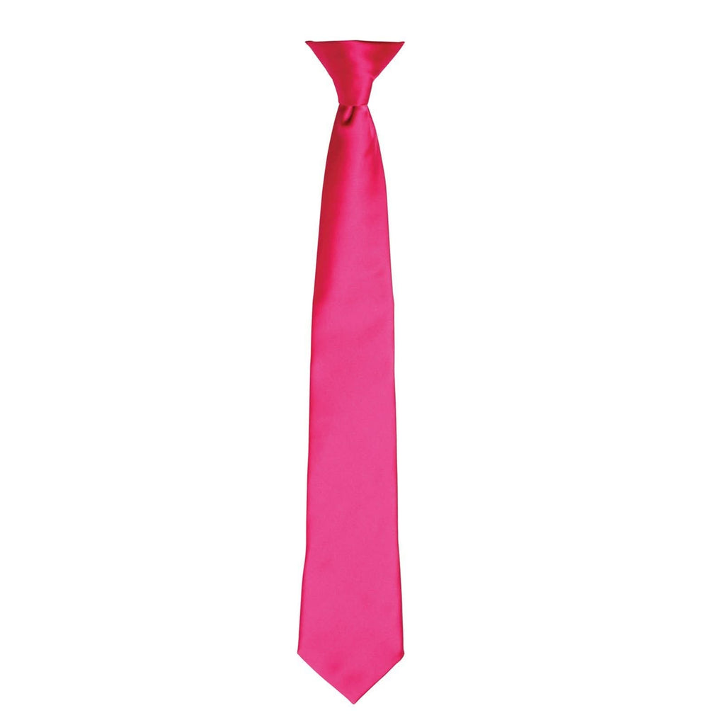 Colours Satin Clip Tie - The Staff Uniform Company