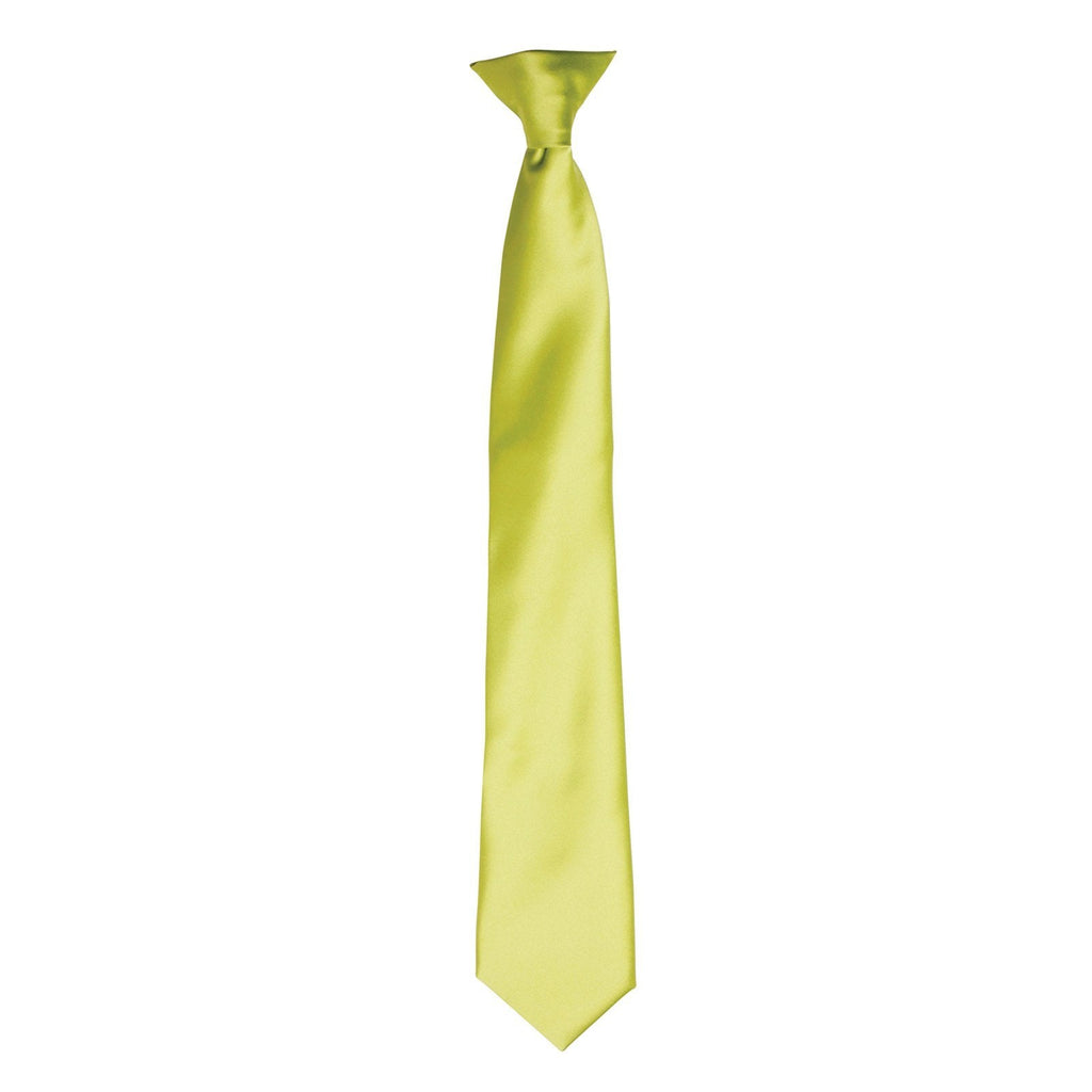 Colours Satin Clip Tie - The Staff Uniform Company