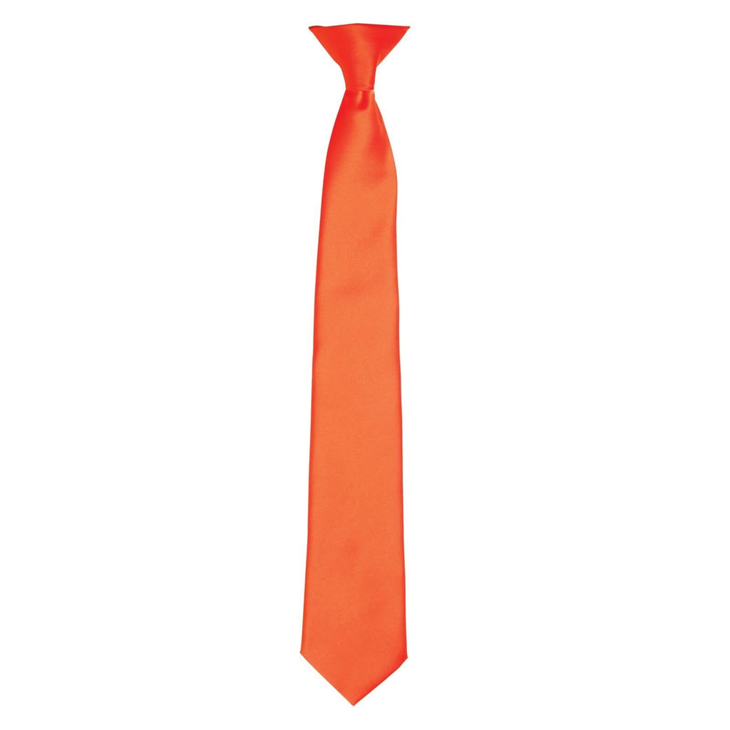 Colours Satin Clip Tie - The Staff Uniform Company