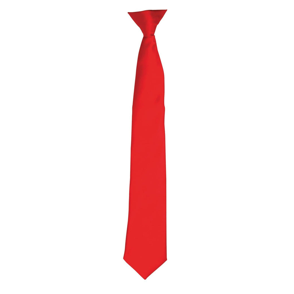 Colours Satin Clip Tie - The Staff Uniform Company