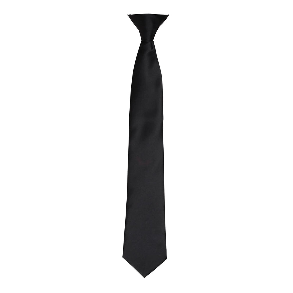 Colours Satin Clip Tie - The Staff Uniform Company