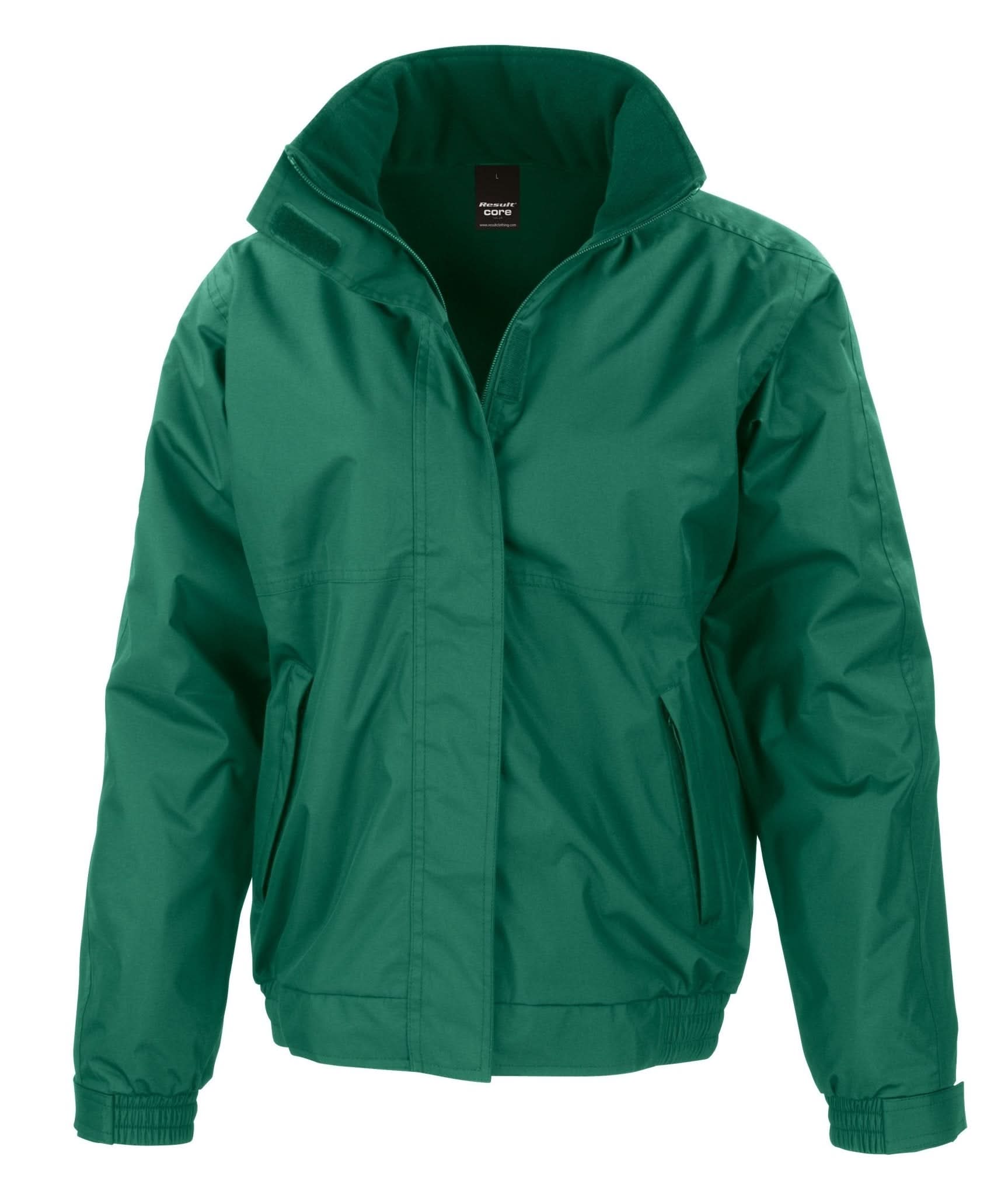 R221M: Result Core Mens Jacket Mens Coats Result Core Bottle Green S
