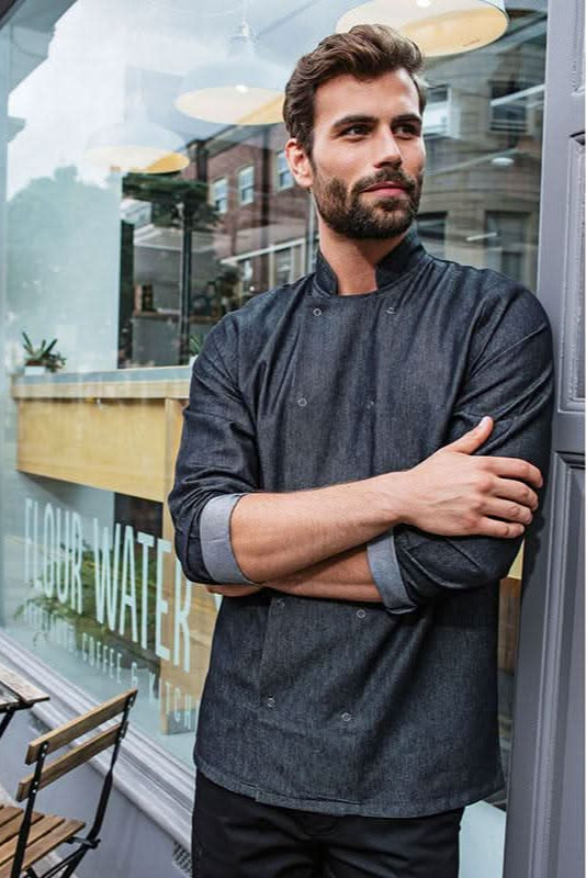 Denim Chefs Jacket - The Staff Uniform Company