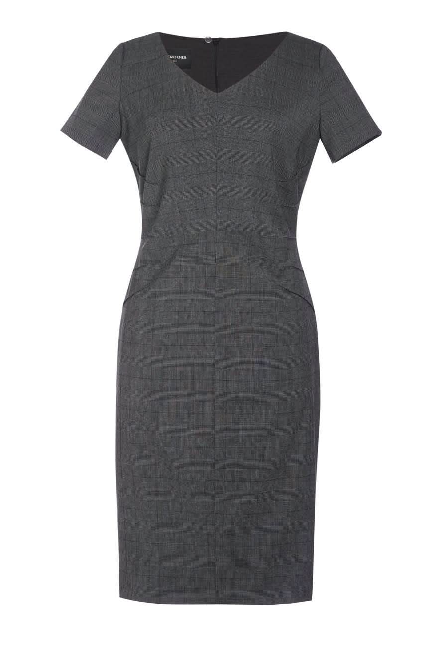 Diamante Signature Women's Suit Dress Dresses Brook Taverner Grey Check 6 Regular