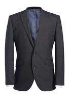 Dijon Tailored Fit Mens Suit Jacket Mens Suit Jacket Brook Taverner Charcoal 34" Regular