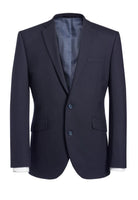 Dijon Tailored Fit Mens Suit Jacket Mens Suit Jacket Brook Taverner Navy 34" Regular