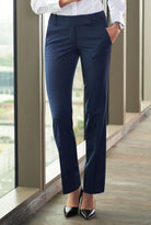 Genoa Signature Women's Suit Trouser Ladies Suit Trouser Brook Taverner Navy Check 6 Short