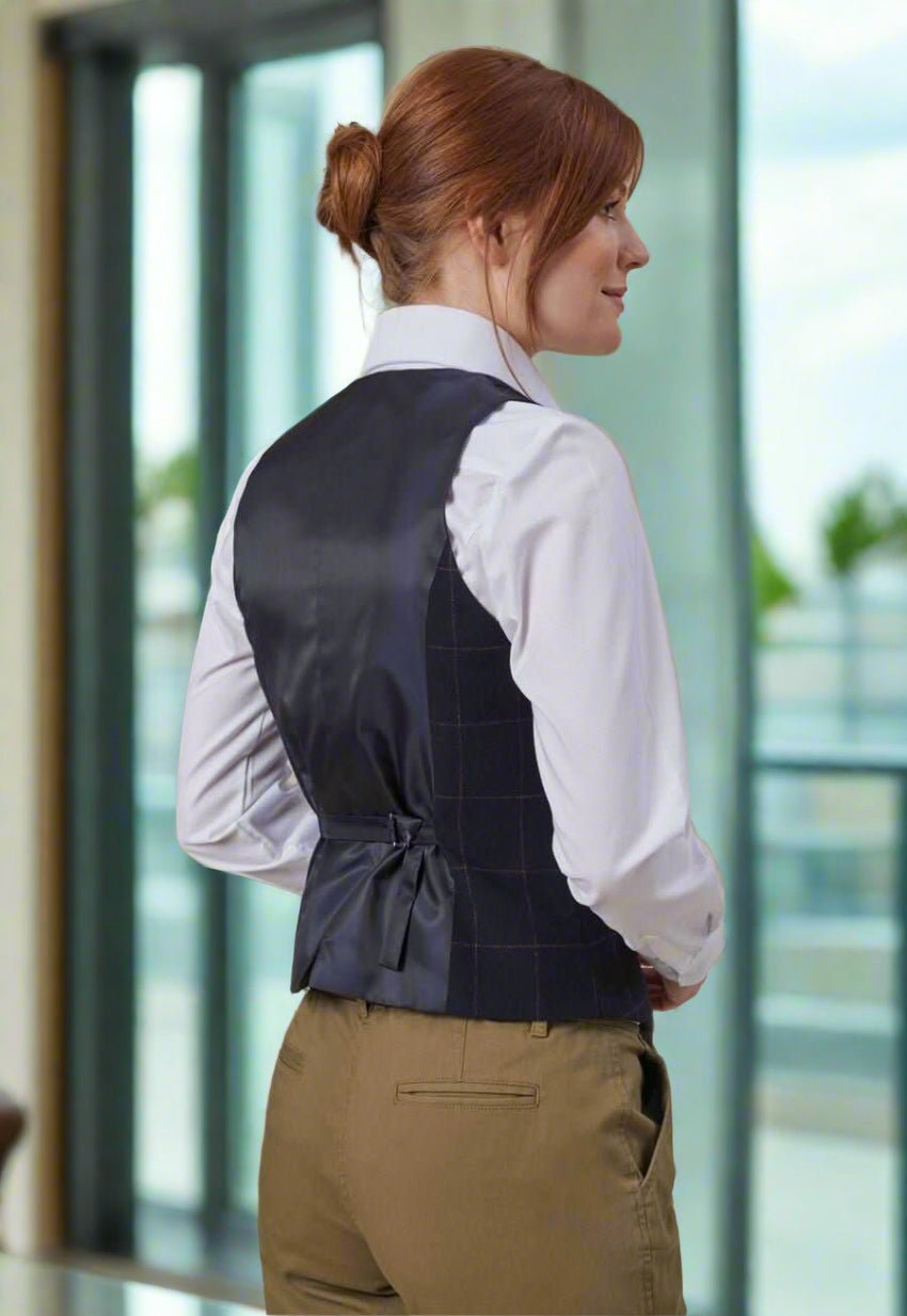 Greenville Women's Tweed Waistcoat Ladies Waistcoat Brook Taverner