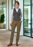 Greenville Women's Tweed Waistcoat Ladies Waistcoat Brook Taverner