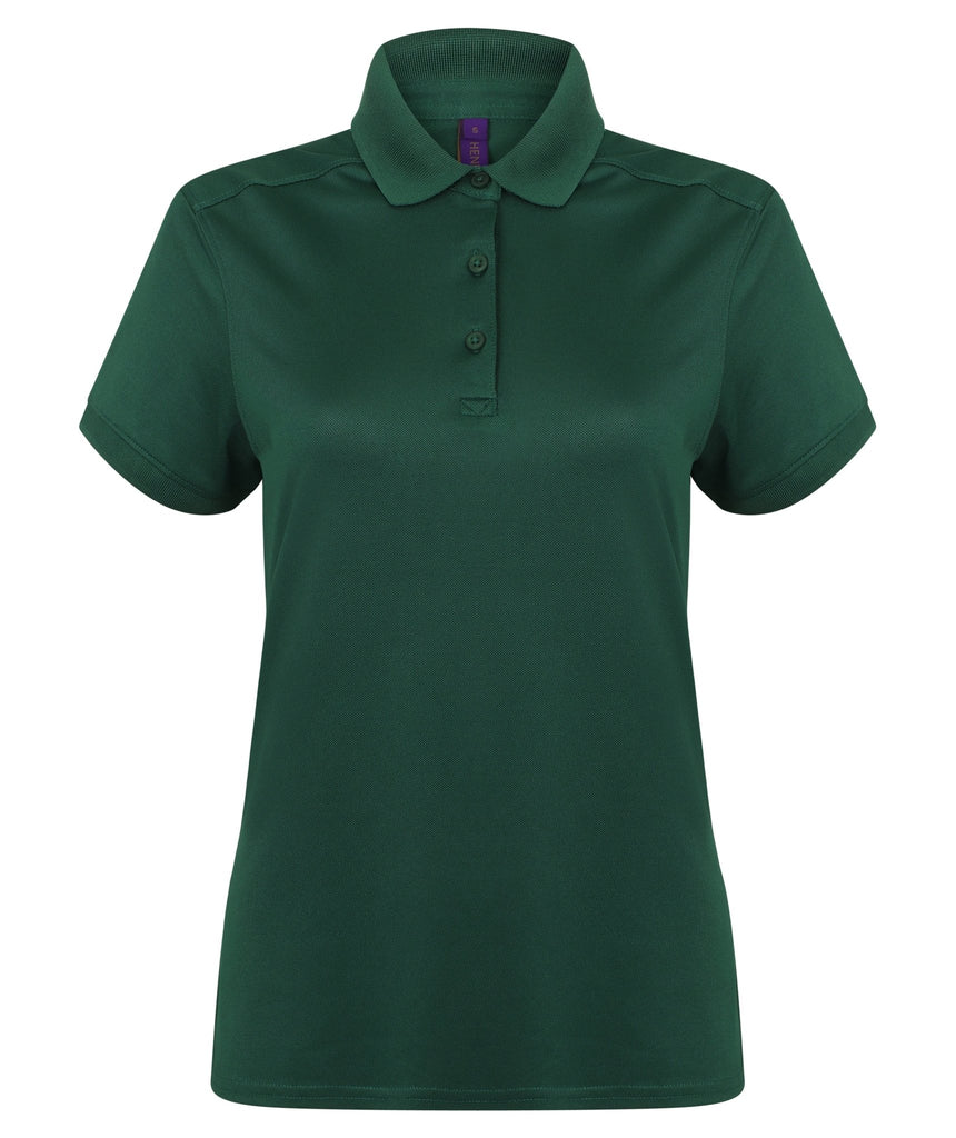 HB461 - Womens Slim Fit Stretch Wicking Polo - The Staff Uniform Company