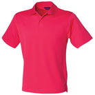 HB475: Coolplus Mens Polo Shirt Mens Polos Henbury Bright Pink XS